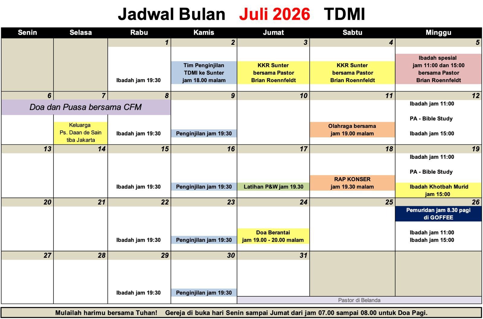 Agenda